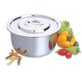 Thố inox Indian Zebra, 14cm đến 32cm, 1 đáy loại dầy, inox 304. Hàng Thái Lan