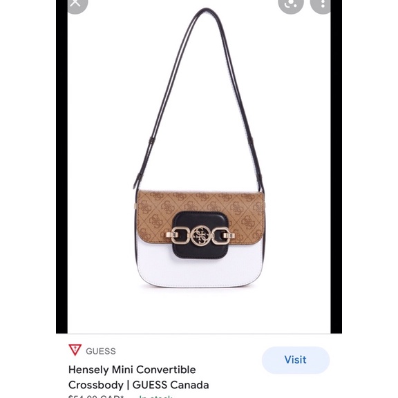 TÚI GUESS Hensely Mini Convertible Crossbody