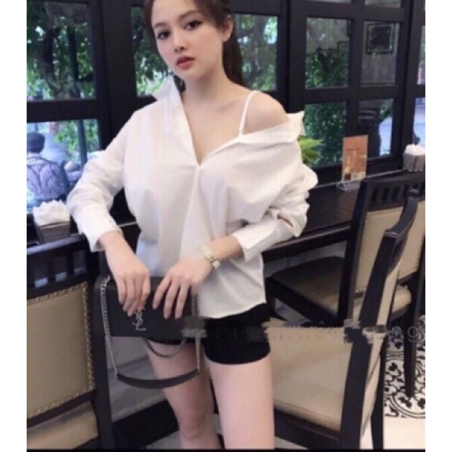 ÁO SƠ MI RỚT VAI TM3774