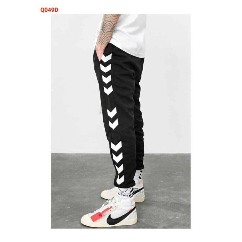 Quần jogger thể thao sọc mũi tên