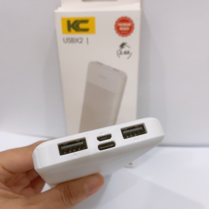 SẠC DỰ PHÒNG 10.000MAH KC B01 CHÍNH HÃNG KC - BH 12 THÁNG LỖI 1 ĐỔI 1