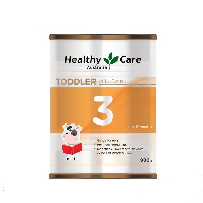 Sữa bột Toddler Milk Drink Healthy Care của Úc số 3 giúp bé phát triển toàn diện 900g