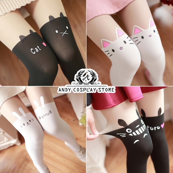 Quần tất giả đùi hình cute