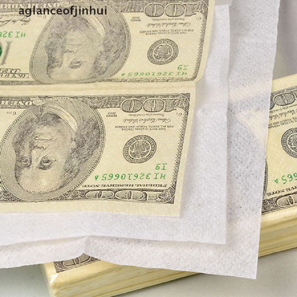 Bộ 10 Tờ Khăn Giấy 100 Đô La Sáng Tạo