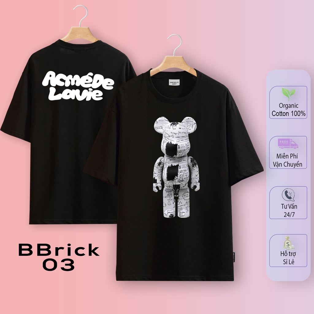 Áo thun ADLV BearBrick Mẫu Hot 1-25, Cotton 2c 100%, In xịn - Mỹ Tú Store - Part 1