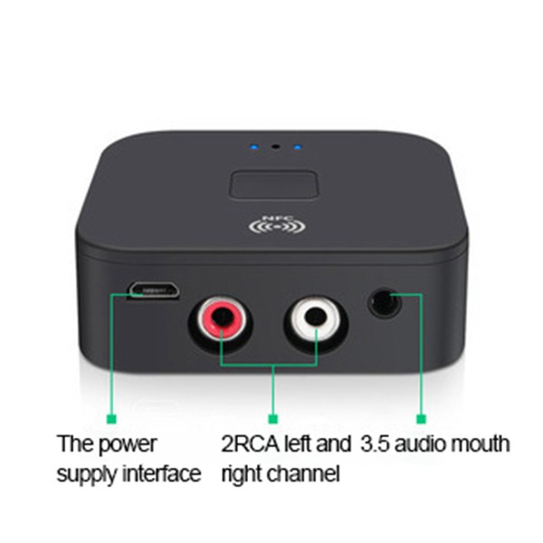 Thiết Bị Nhận Tín Hiệu Âm Thanh Bluetooth 5.0 Bls-B11 Nfc 3.5mm Cho Loa Xe Hơi | BigBuy360 - bigbuy360.vn