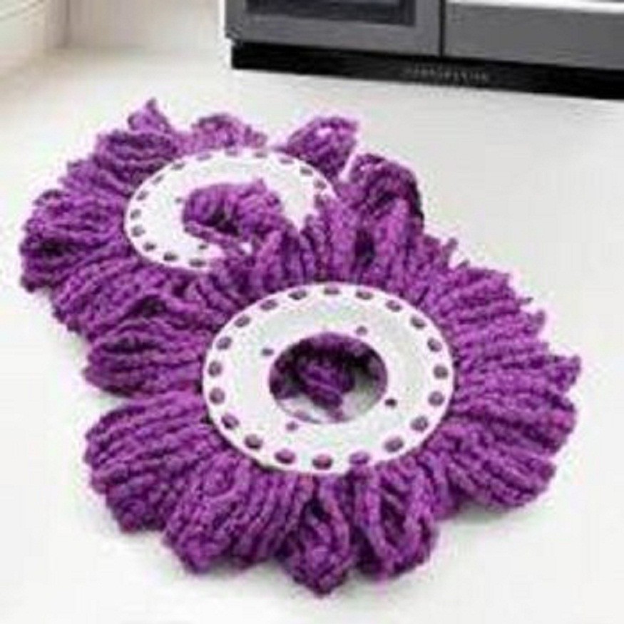 Bông Lau Nhà Xoay 360 Tím