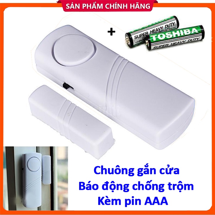 [XẢ HÀNG] Chuông Báo Động Gắn Cửa Tặng kèm 2 Pin