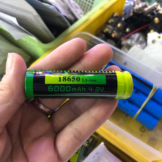 QH-Pin sạc Li-ion 16850 6000mA 4,2v