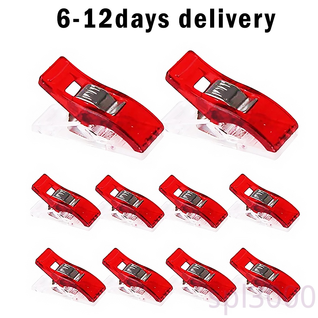 50 Kẹp nhựa trong suốt dùng trong may mặc