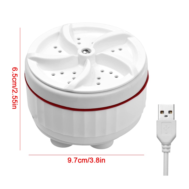 Tua Bin Giặt Mini Bằng Sóng Siêu Âm Tiện Dụng Cho Du Lịch