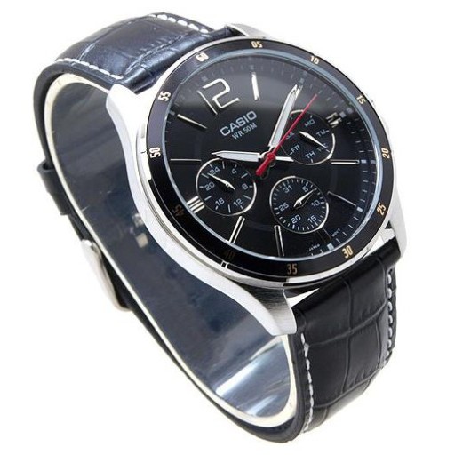 Đồng hồ nam CASIO chính hãng MTP-1374L, dây da | BigBuy360 - bigbuy360.vn