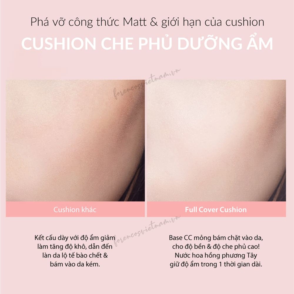 Phấn nước FORENCOS FULL COVER CUSHION 15g chính hãng Hàn Quốc