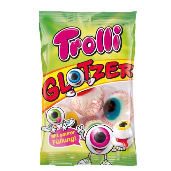 Túi 4 kẹo dẻo con mắt có thạch chính hãng