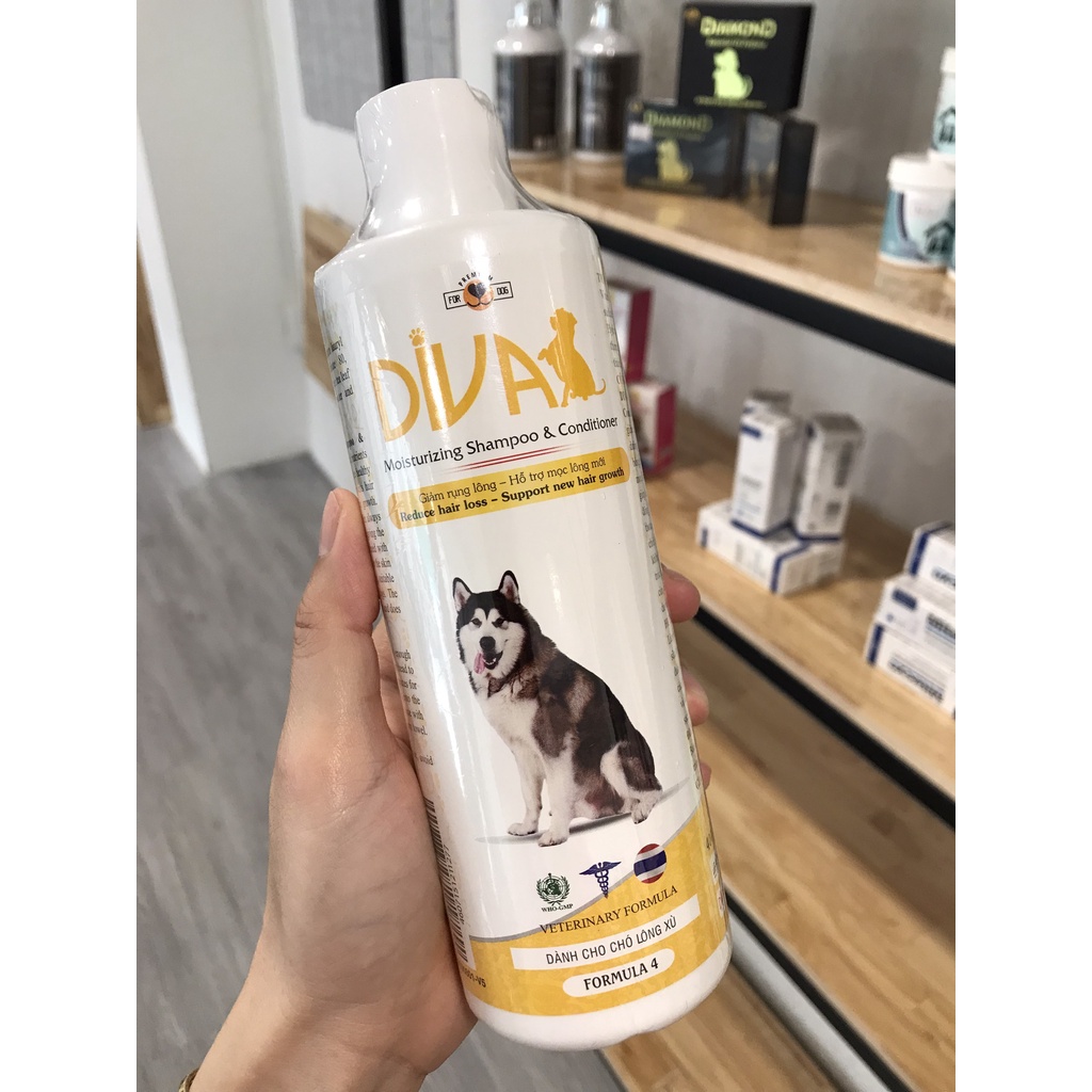 Sữa Tắm Diva Cho Chó Mèo Giúp Lưu Hương Cực Lâu