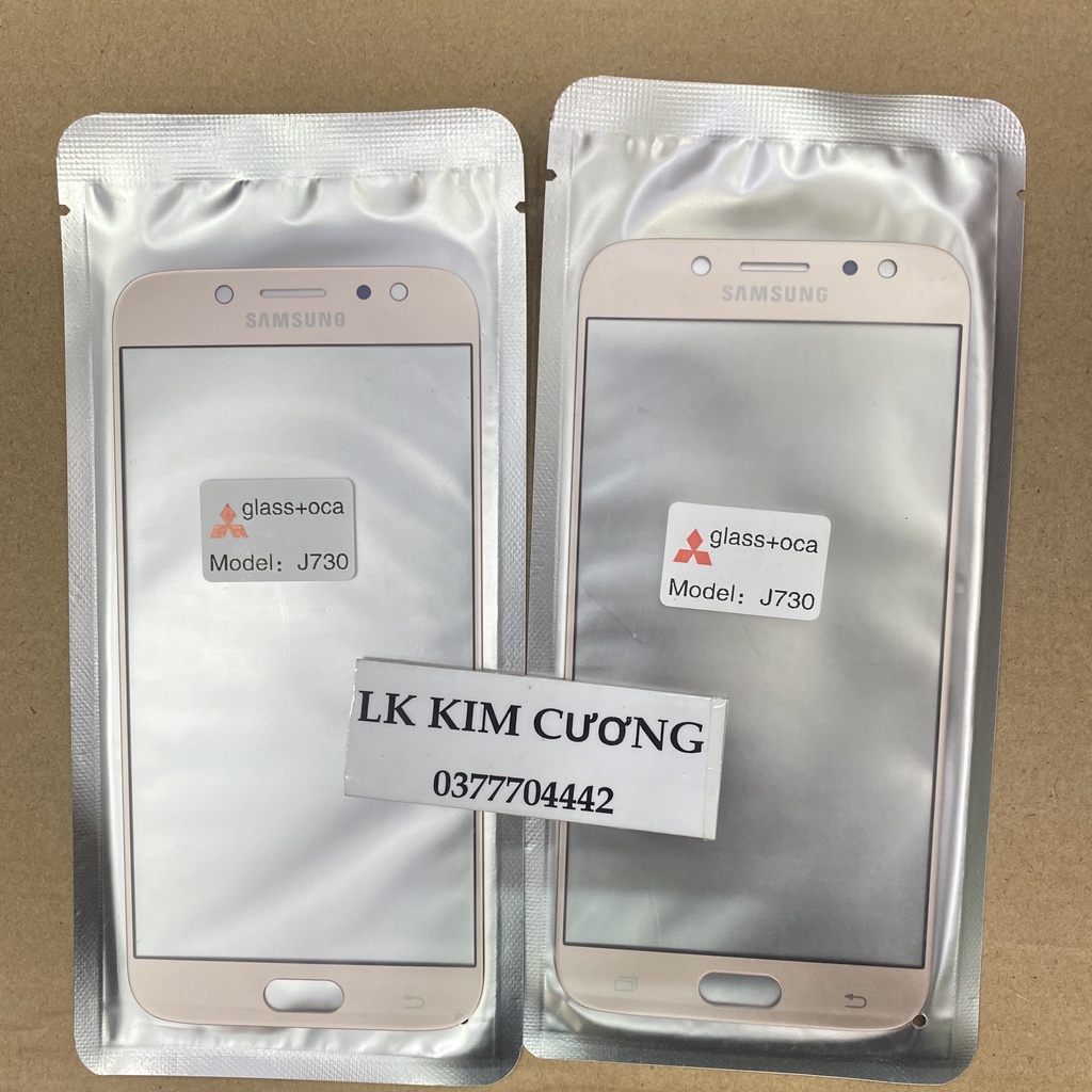 Kính ép liền keo tương thích ss j730 - j7 pro