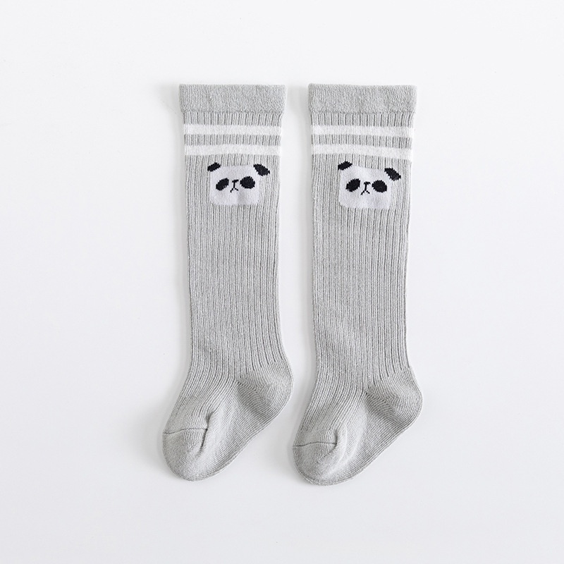 Vớ Cotton Mềm Co Giãn Giữ Ấm Mùa Thu Đông Họa Tiết Động Vật Hoạt Hình Dễ Thương Cho Bé