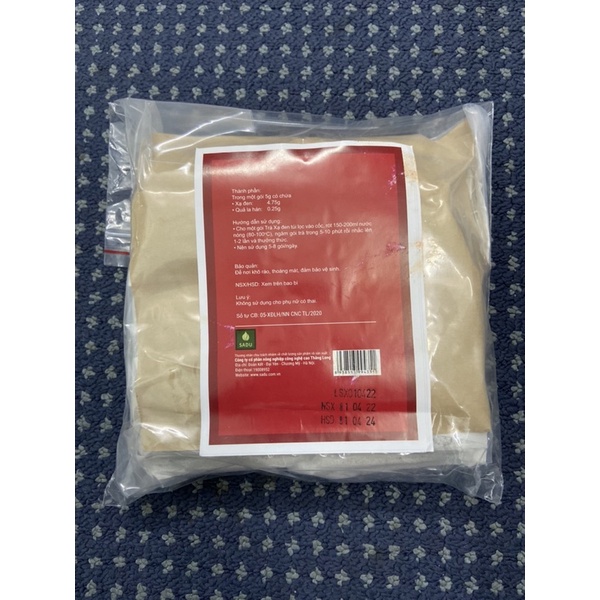 Combo 4 bịch trà xạ đen la hán quả mát gan-giải độc-thanh lọc cơ thể