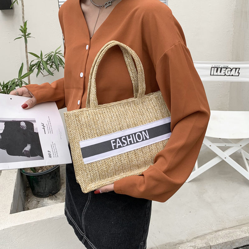 Net red large capacity bag women's summer new fashion versatile one shoulder western style portable Tote Bag