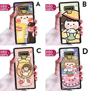 ỐP LƯNG SAMSUNG NOTE 9 HÌNH NỀN CUTE / PRETTY GIRL NHIỀU MÀU