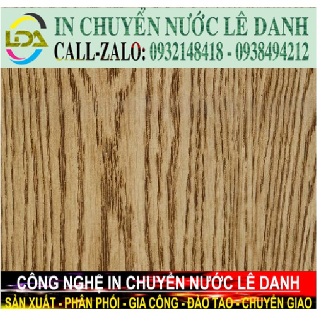 Tấm màng in chuyển nước vân gỗ