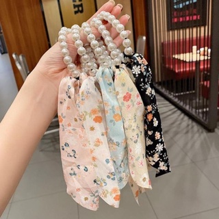 [TIỆM ĐÀO] CỘT TÓC SCRUNCHIES NGỌC HOA NHÍ VOAN LỤA