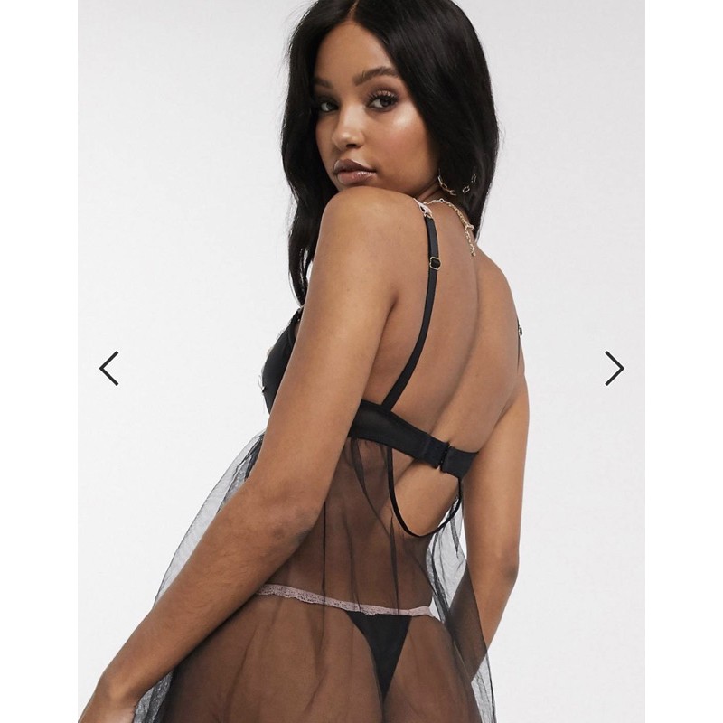 [Hàng Độc] Đầm Ngủ Sexy Thun Lưới A.S.O.S Xuất Xịn