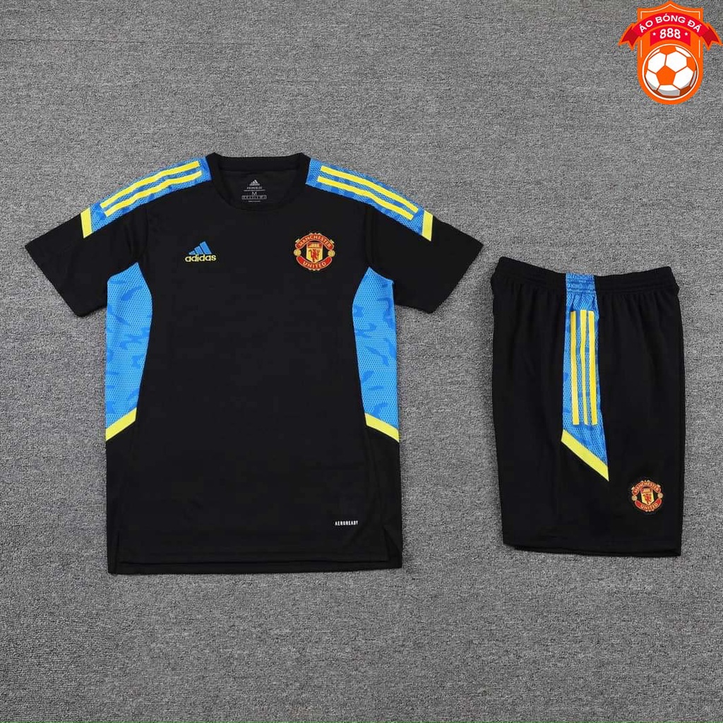 Áo Bóng Đá CLB Manchester United - Mẫu Training 2022 - Vải Polyester Thái Gai Lưới