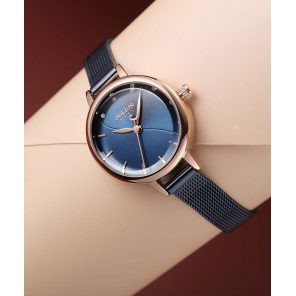 [CHÍNH HÃNG] Đồng Hồ Nữ JA-1241B JULIUS HÀN QUỐC Dây Thép (Xanh) - Bảo Hành 12 Tháng FULLBOX