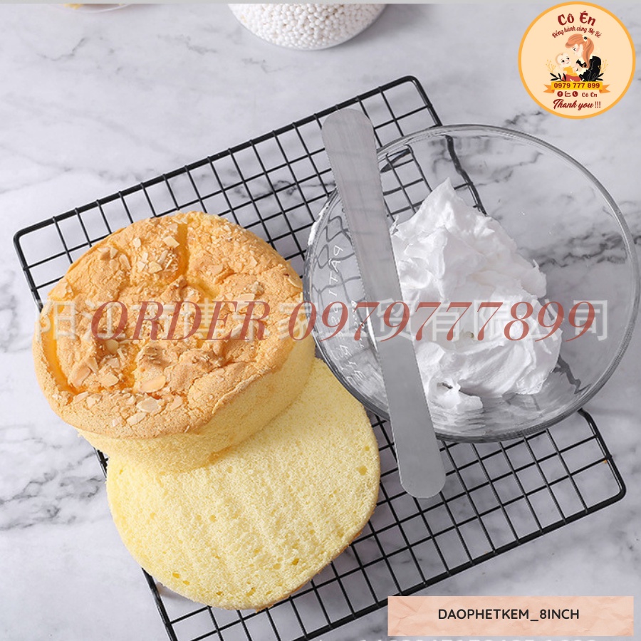 Dao phết kem làm bánh bằng thép không gỉ chất lượng cao 8 INCH