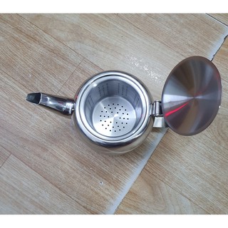 Ấm Pha Trà Inox 1L Zebra - 113404