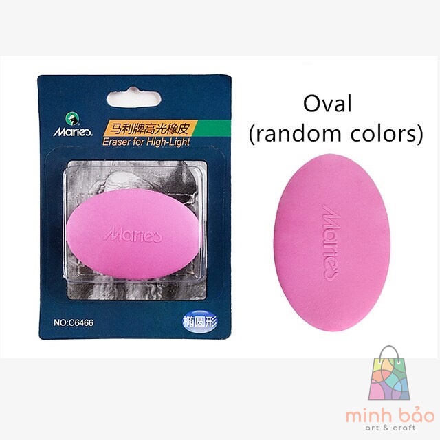 GÔM TẨY MARIE'S GIÁ RẺ HÌNH TRÒN, OVAL, TAM GIÁC, CHỮ NHẬT