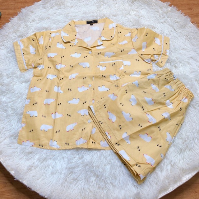 Đồ ngủ Pijama Free size ( Nam - Nữ )