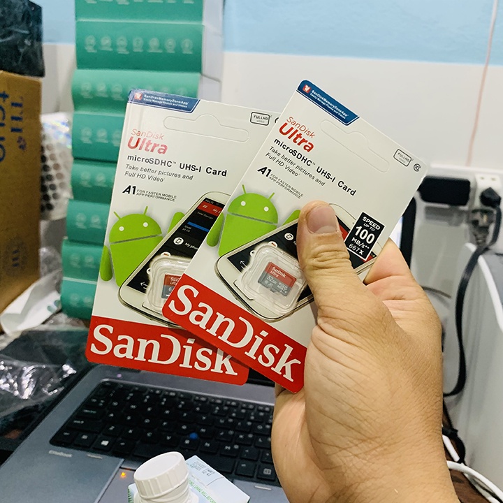 Thẻ Nhớ 128GB/64GB/32GB SANDISK MicroSDHC Ultra Class 10 Chuyên Dụng Camera Tương Thích Nhiều Thiết Bị BẢO HÀNH 60 THÁNG