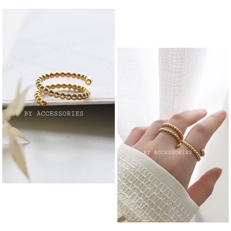 Nhẫn titan vòng bi xoắn không gỉ