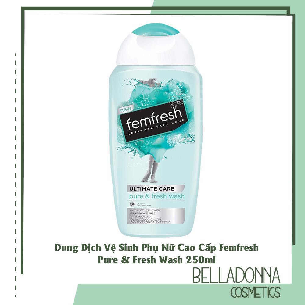 Dung Dịch Vệ Sinh Phụ Nữ Cao Cấp Femfresh Pure &amp; Fresh Wash 250ml