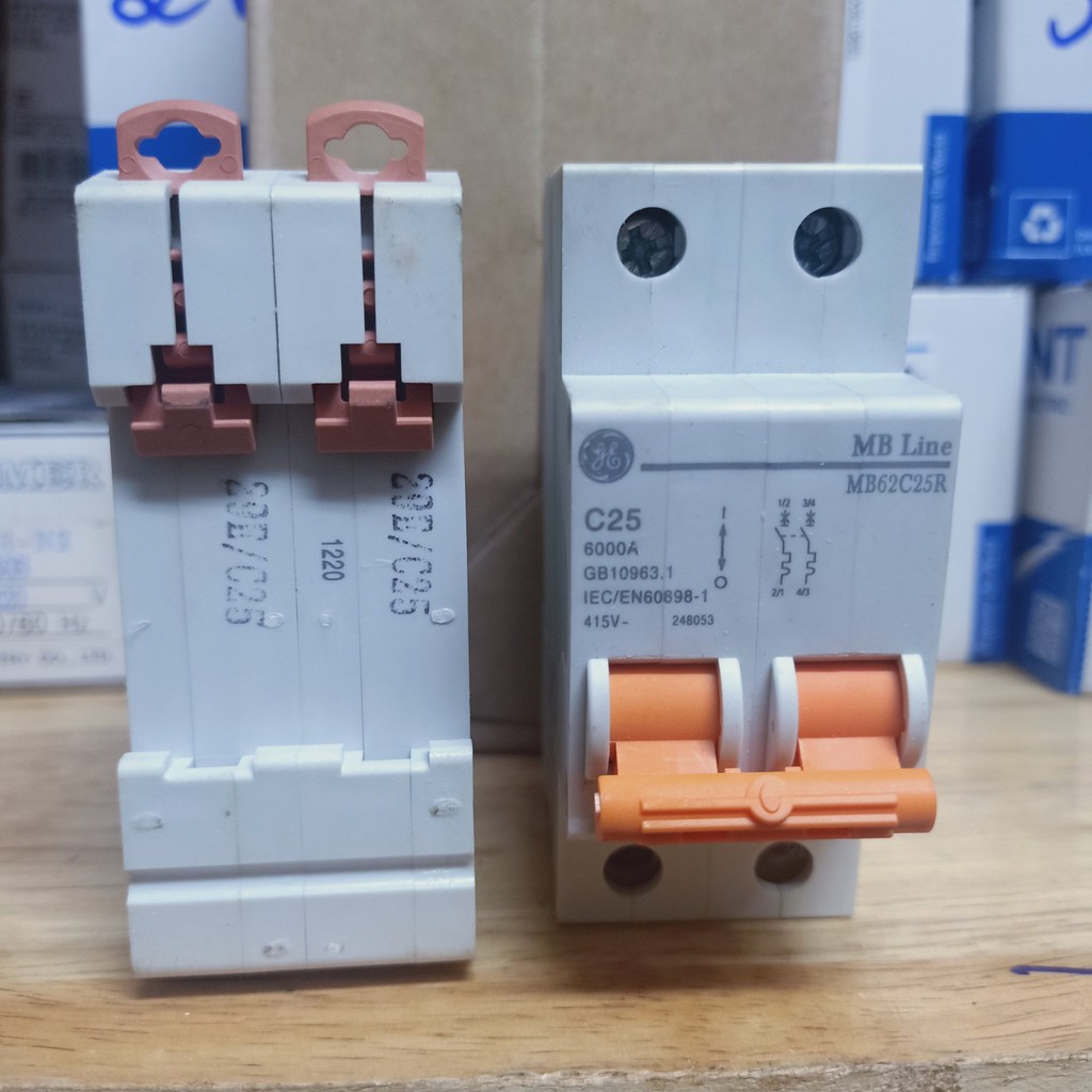 Cầu dao - MCB AC 2P 20A – 63A 220V 6KA MB - General Electric