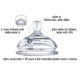 💖💖ĐỦ SIZE💖💖 Tách Lẻ 1 Núm Ti Comotomo Silicon Siêu Mềm