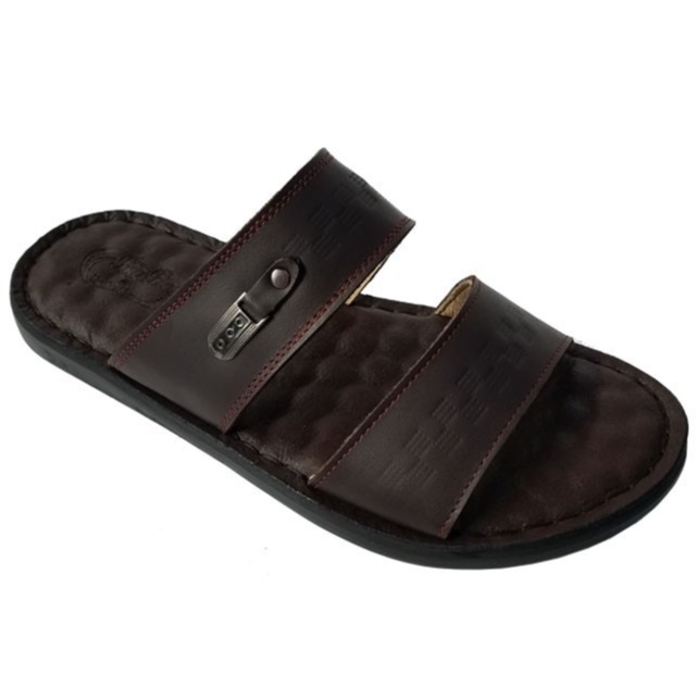 Dép Nam Quai Ngang Da Bò Thật BIGBEN Cao Cấp DN311