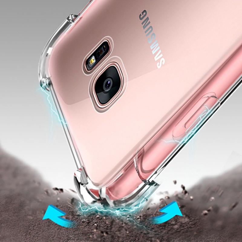 Ốp Điện Thoại Silicon Mềm Chống Sốc Cho Samsung Galaxy S8 S9 S7 Edge A3 A5 A7 2016 2017