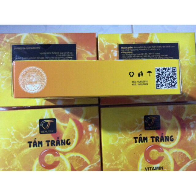 Tắm trắng cam vitamin C