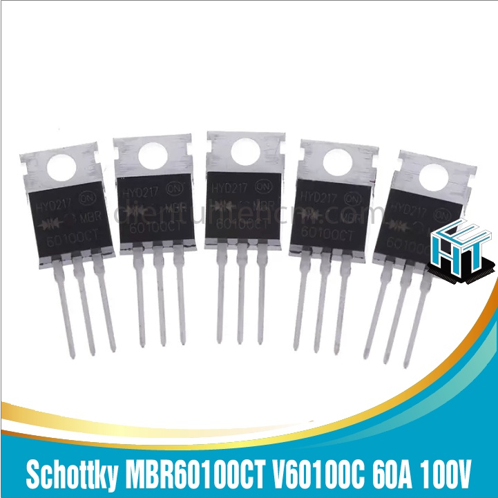 Diot Schottky MBR60100CT V60100C 60A 100V TO-220