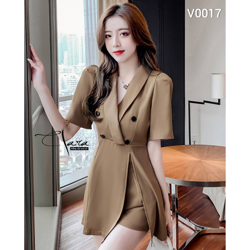 [HÀNG LOẠI 1]  Set áo vest nữ Nâu Tây dáng ngắn  💥  Cả Quần và áo 💥 đủ size S.M.L | BigBuy360 - bigbuy360.vn