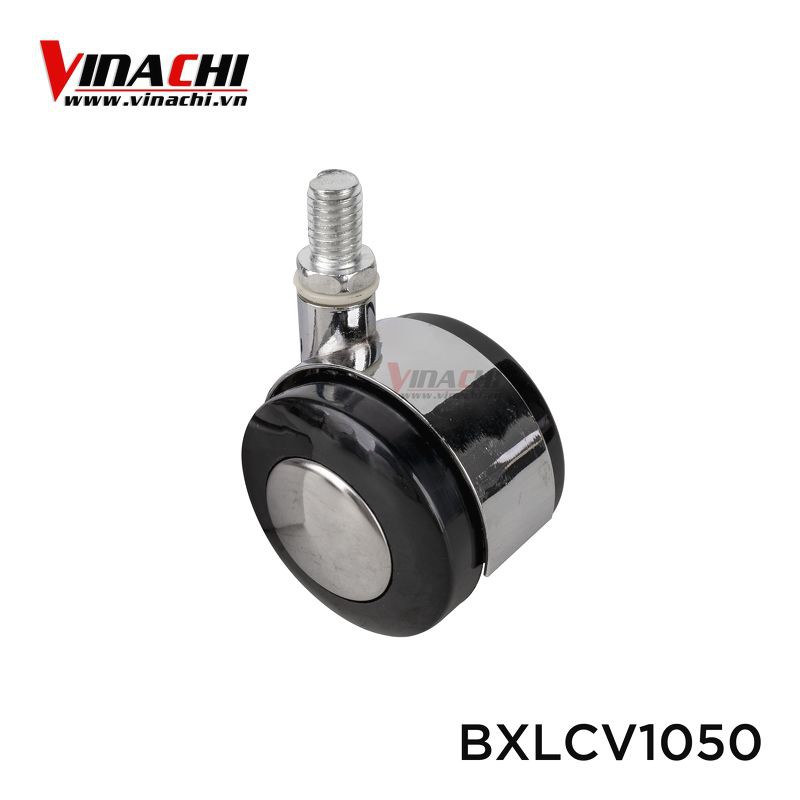 Bánh Xe Ghế Xoay - Bánh Xe Đẩy Hàng Chịu Lực Bánh Xe Ghế Xoay Văn Phòng Làm Bằng Inox Chốt Vặn - 1 Bánh