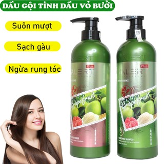 Dầu gội cặp tinh dầu bưởi, cặp dầu gội bưởi kích mọc tóc, sạch gàu , phục hồi tóc hư tổn 1700ml