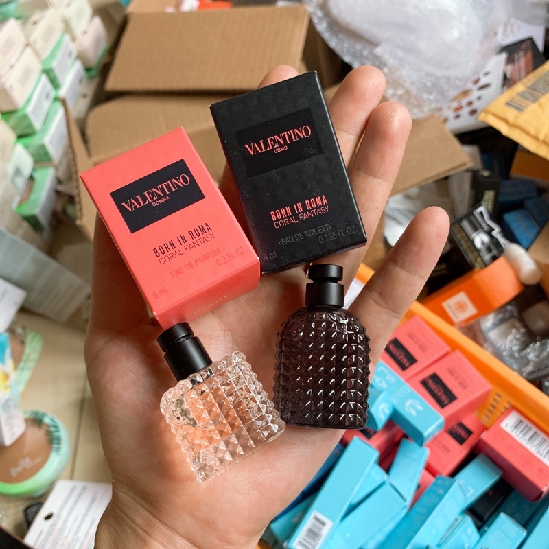 Nước hoa VALENTINO mini DONNA & UOMO Born in Roma