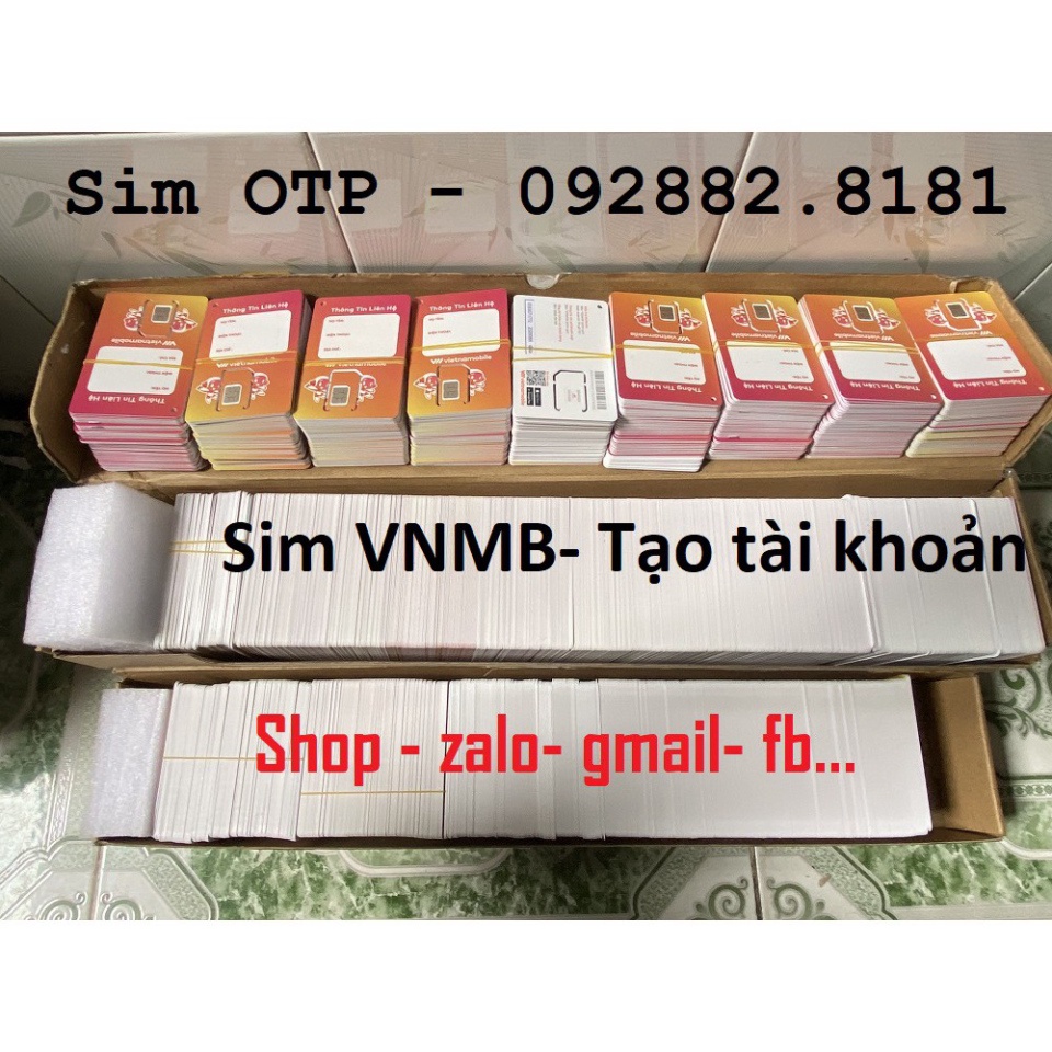 Sale Sim vietnamobile tạo fb, zalo, gmail,sen ....nghe gọi vào thumbnail