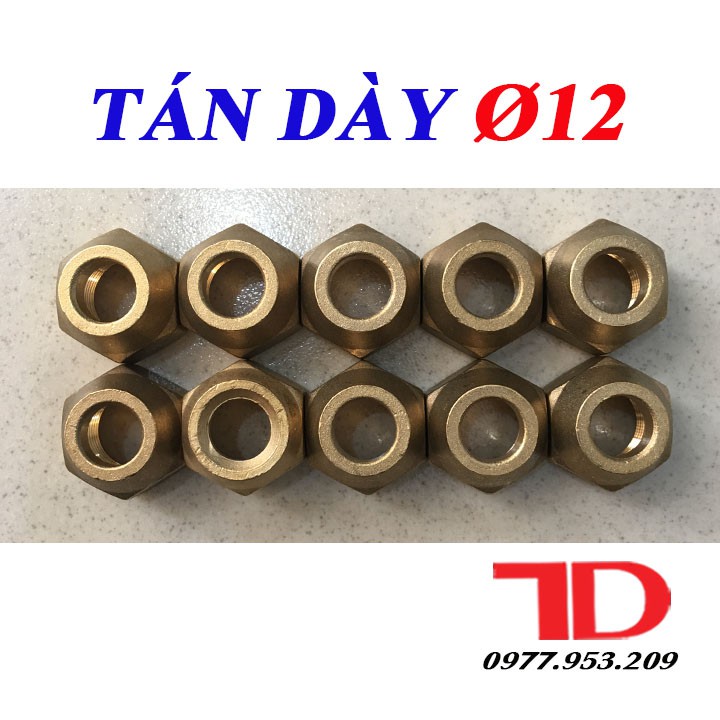 Combo 10 Tán Ống Đồng Phi 12 Loại Dày Tốt