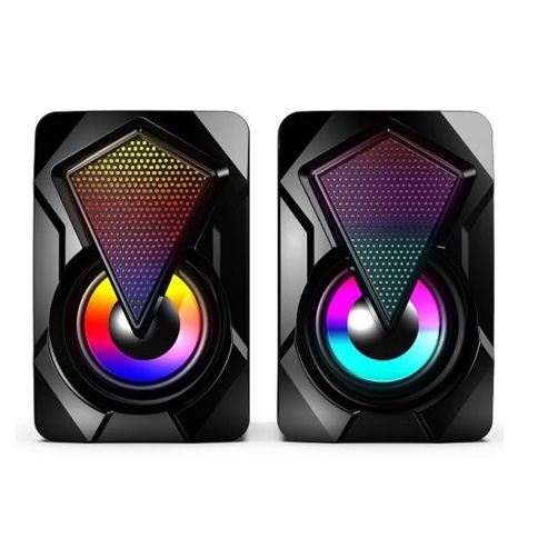 Loa Vi Tính 2.0 LeerFei E-1046 - Led RGB đổi màu rất đẹp