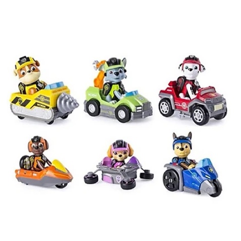 Bộ đồ chơi xe bánh đà hoạt hình chó cứu hộ paw patrol